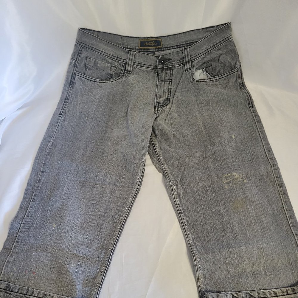 Halifax Gray Wash Mens Jeans (Size 36 x 30)